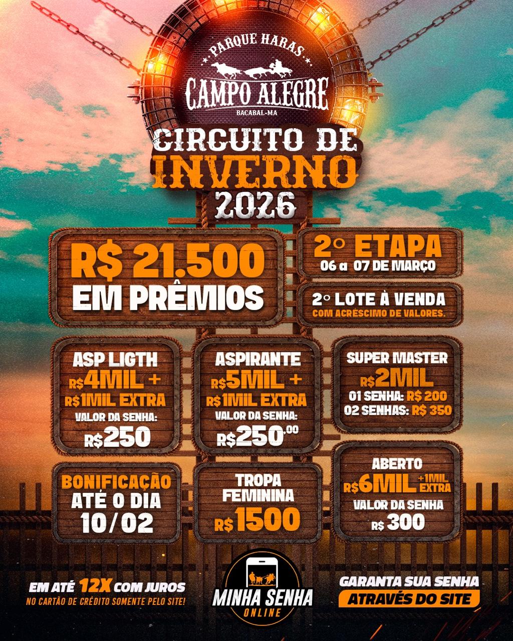 2 ETAPA DO CIRCUITO DE INVERNO 2026